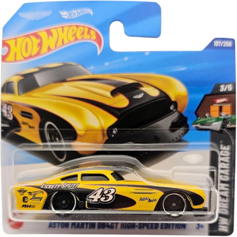 ミニカー Hotwheels STH Aston Martin DB4GT Hot Wheels Aston Martin DB4GT High-Speed Edition, Yellow